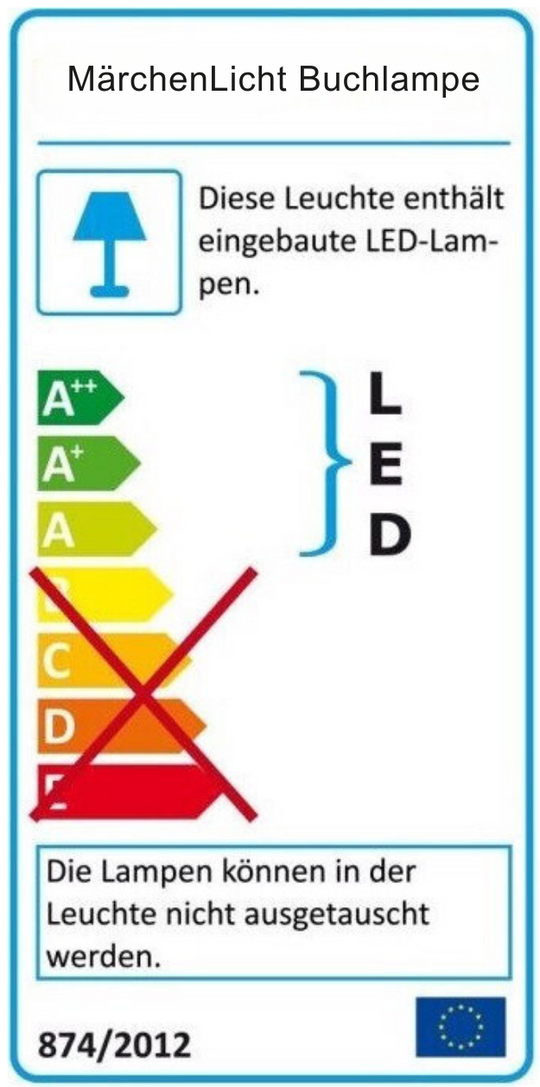 MÄRCHENLICHT BUCHLAMPE